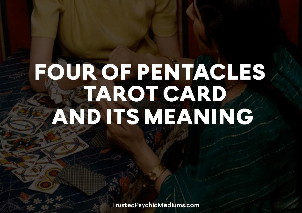 four of pentacles tarot card