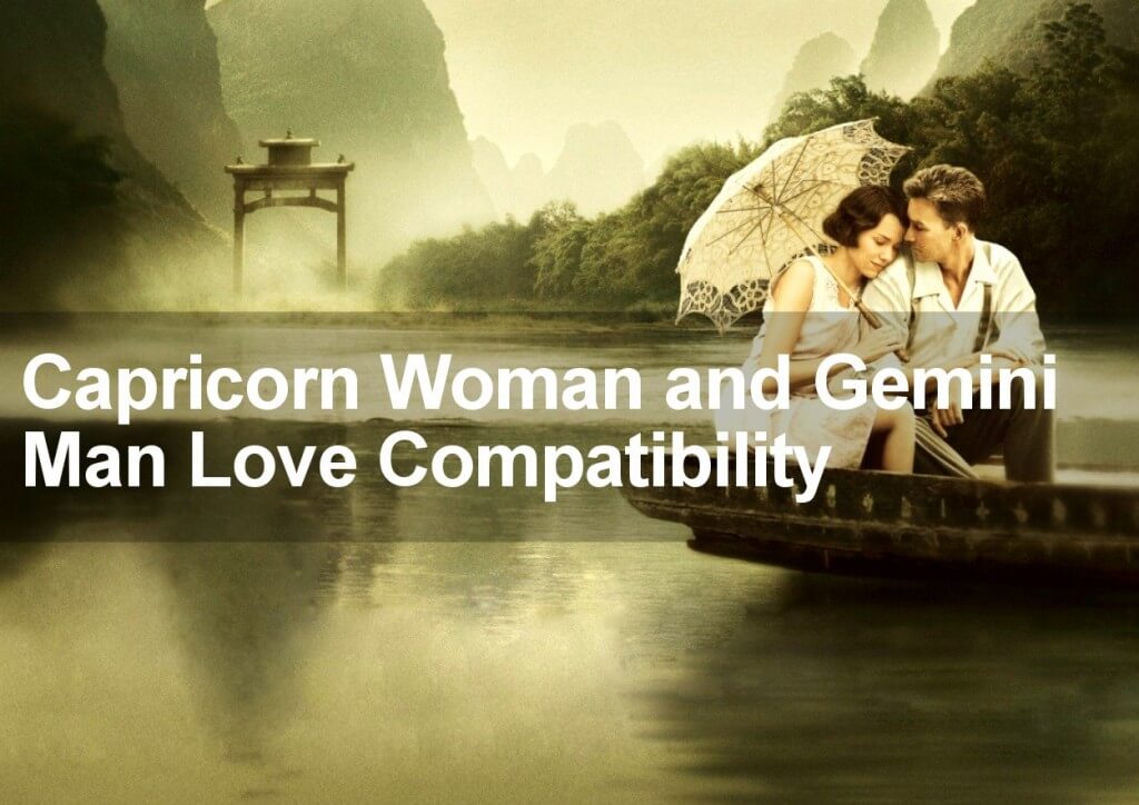 Capricorn Woman and Gemini Man Love Compatibility