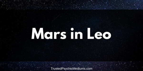 Mars in Leo