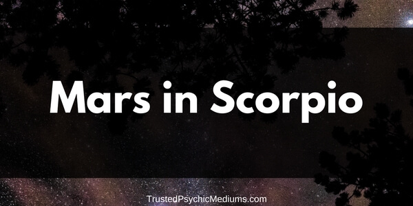 Mars in Scorpio