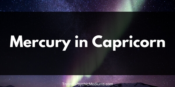 Mercury in Capricorn