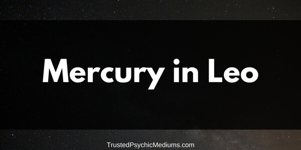 Mercury in Leo