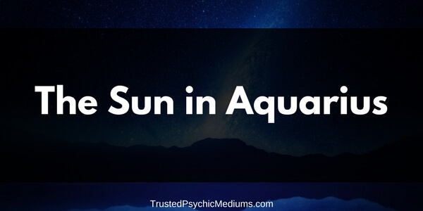 The Sun in Aquarius