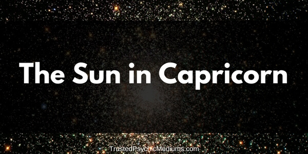 The Sun in Capricorn