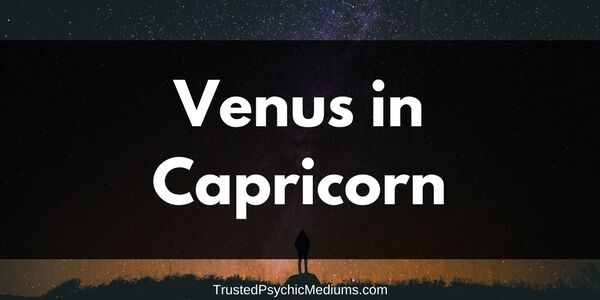 Vénus en Capricorne