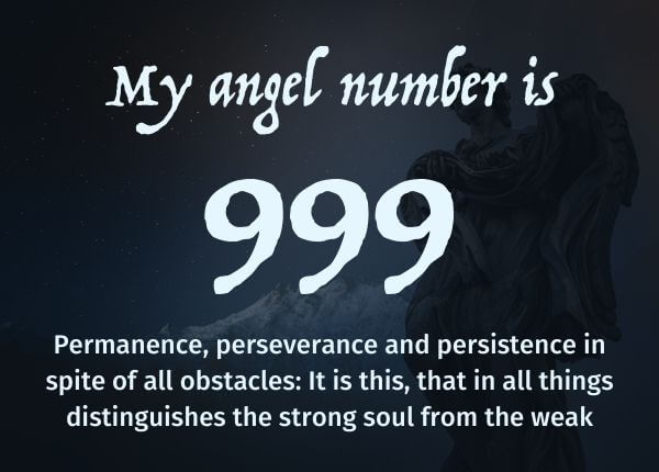 Angel Number 999 and its Meaning