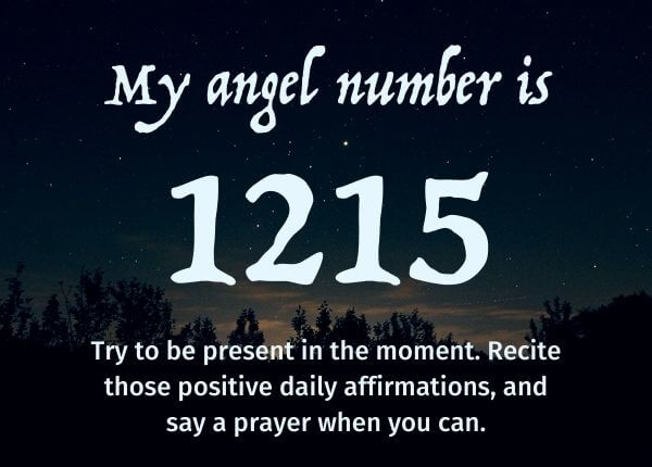 Angel Number 1215 And Its Meaning