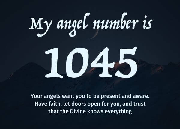 Angel Number 1045 and its Meaning