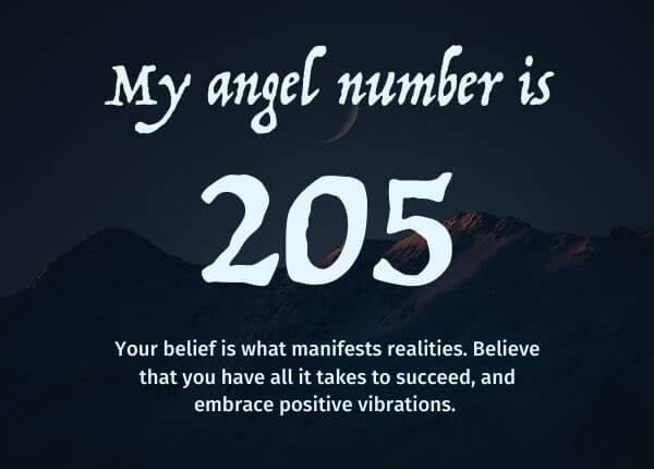 Angel Number 205 and its Meaning