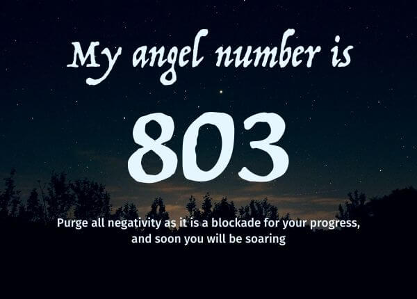 Angel Number 803 and its Meaning
