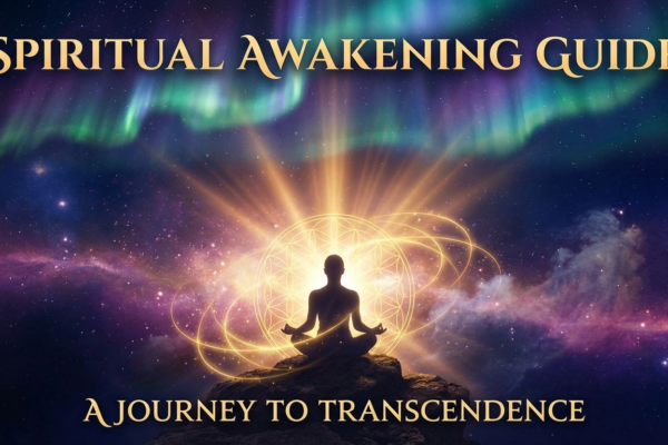 Cosmic meditation scene representing spiritual awakening in 2026