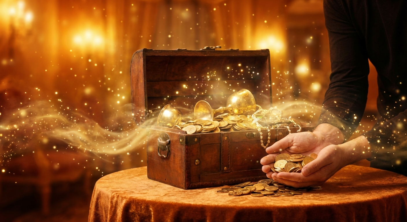 Golden flowing abundance energy symbolizing the prosperity message of angel number 1818