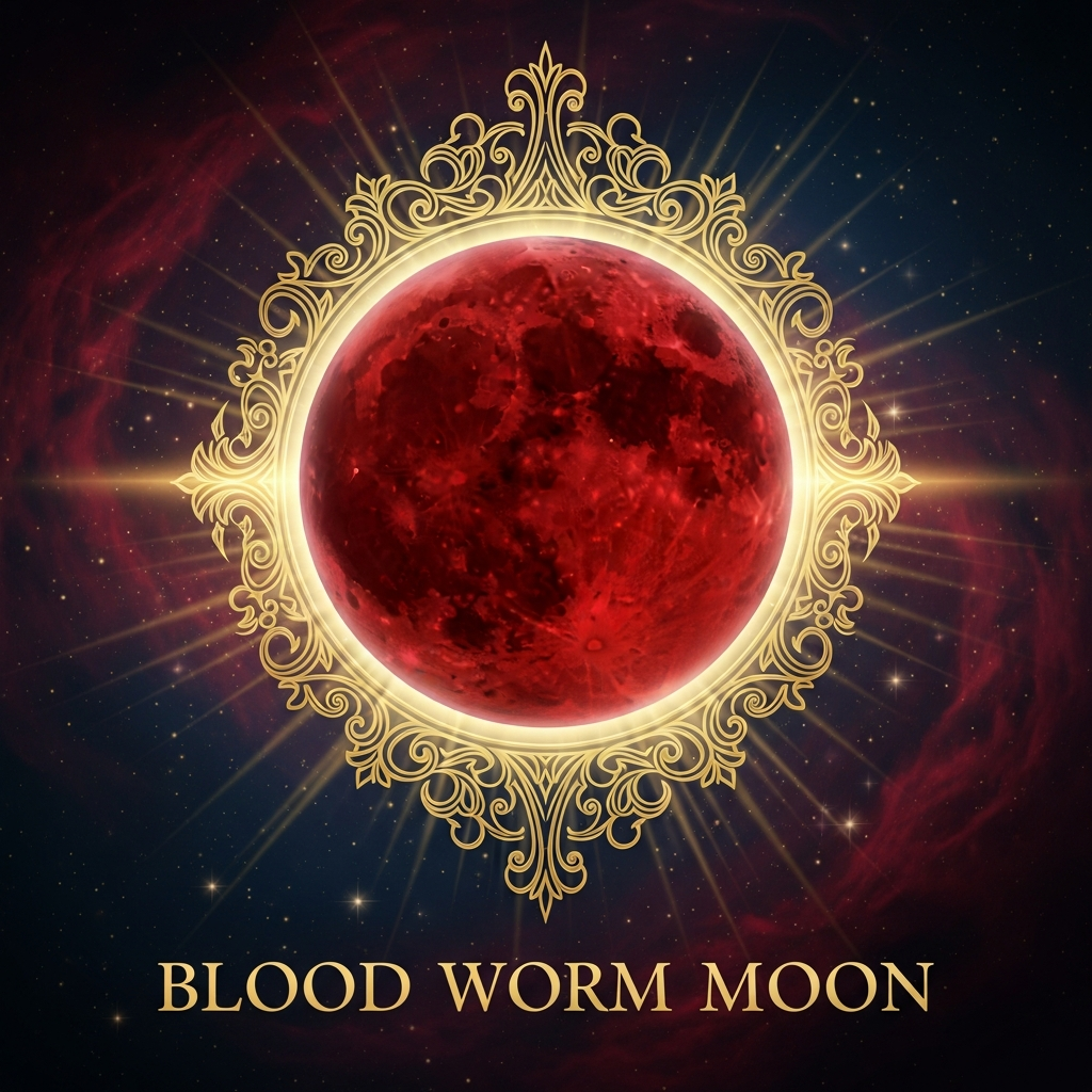 Blood Worm Moon March 2026: Spiritual Meaning, Total Lunar Eclipse & Sacred Rituals for Deep Transformation