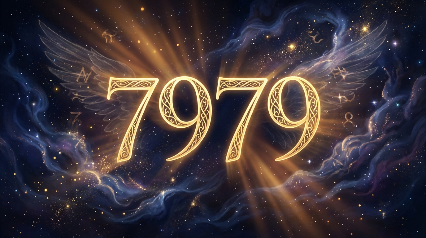 Angel Number 7979: Spiritual Transformation, Divine Wisdom & the Sacred Invitation to Embrace Your Highest Purpose