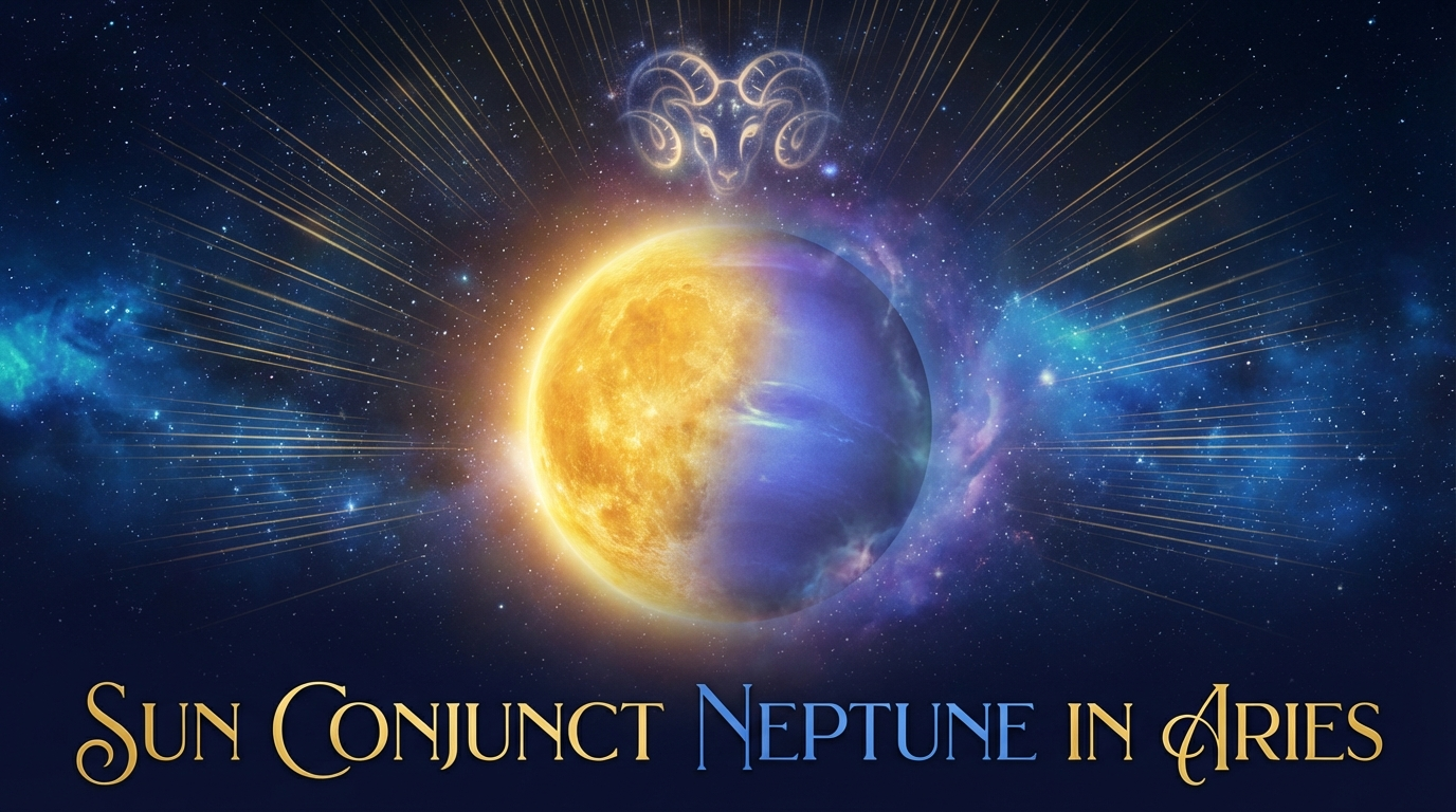 Sun Conjunct Neptune in Aries March 2026: Spiritual Meaning, Dreams & How This Rare Transit Will Awaken Your Soul